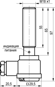 Габариты OY AT44A-2-16-P